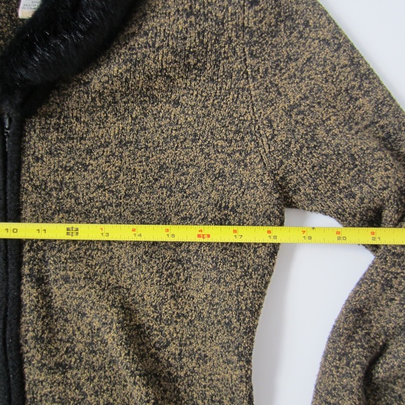JESSICA M vintage Faux Fur Cardigan - Picture 12 of 14